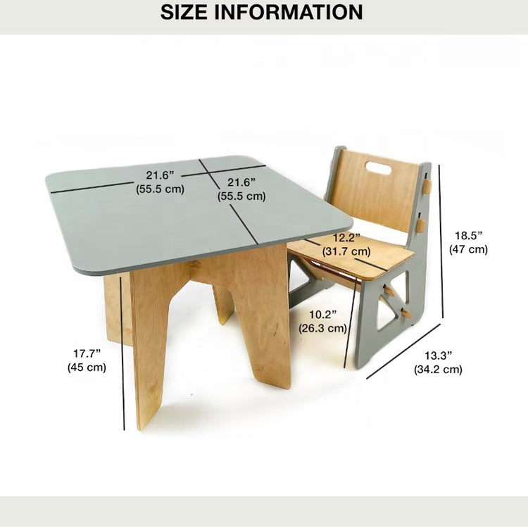 Escritorio Infantil Ergonómico - Montessori