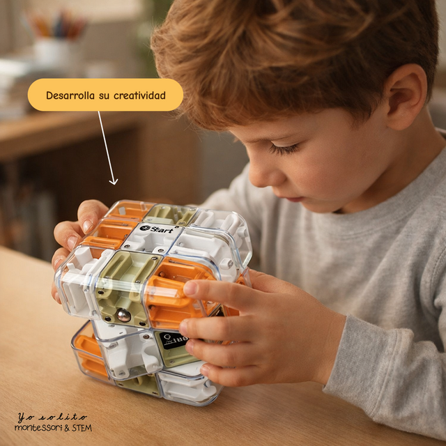 Puzzle Laberinto 3d - Yo solito Montessori