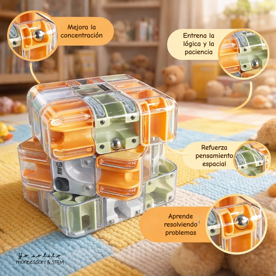 Puzzle Laberinto 3d - Yo solito Montessori