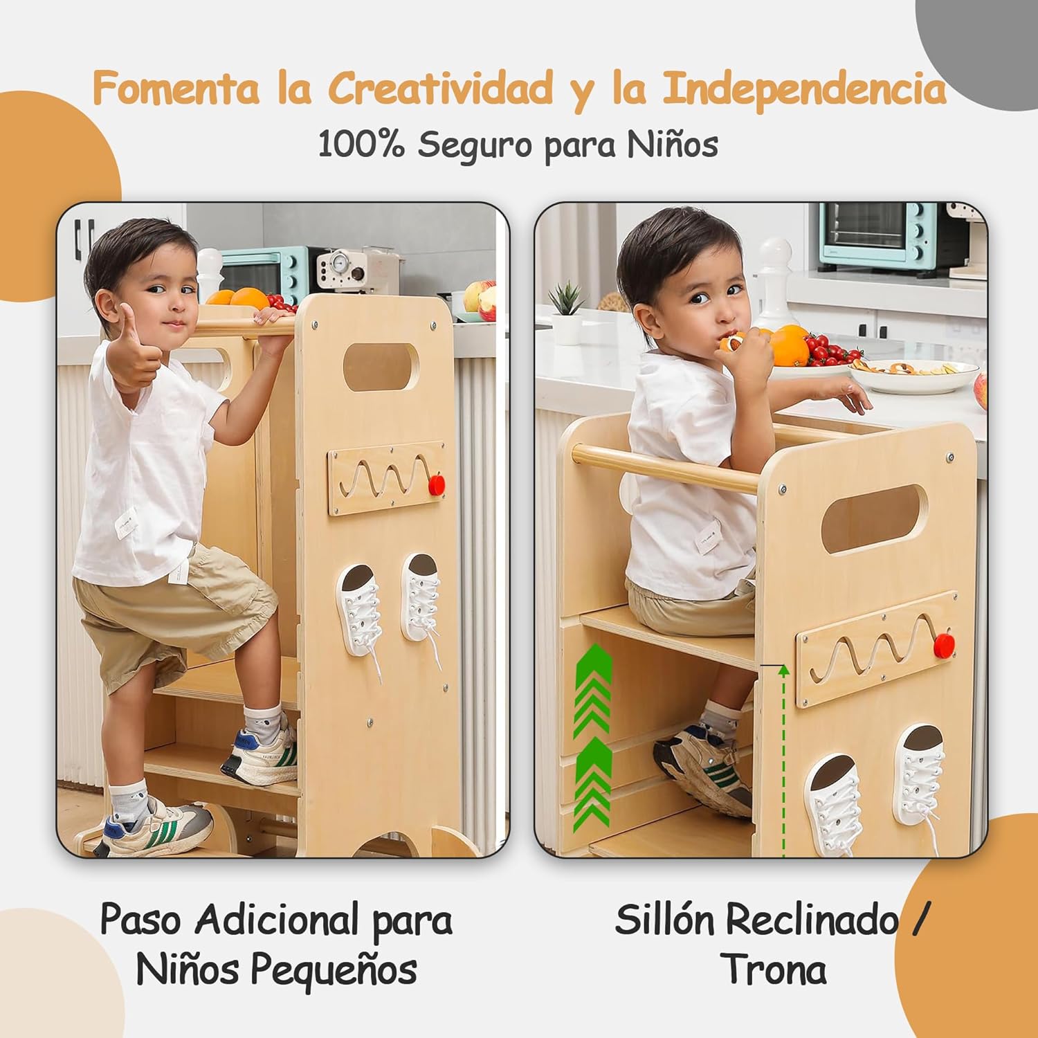 Torre De Aprendizaje - Montessori 4-en-1