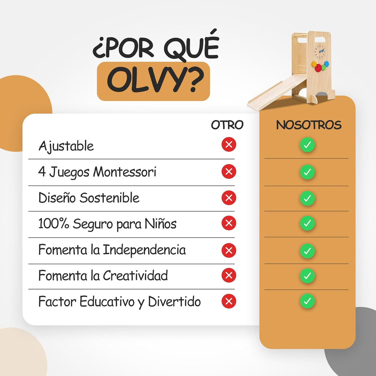 Torre De Aprendizaje - Montessori 4-en-1