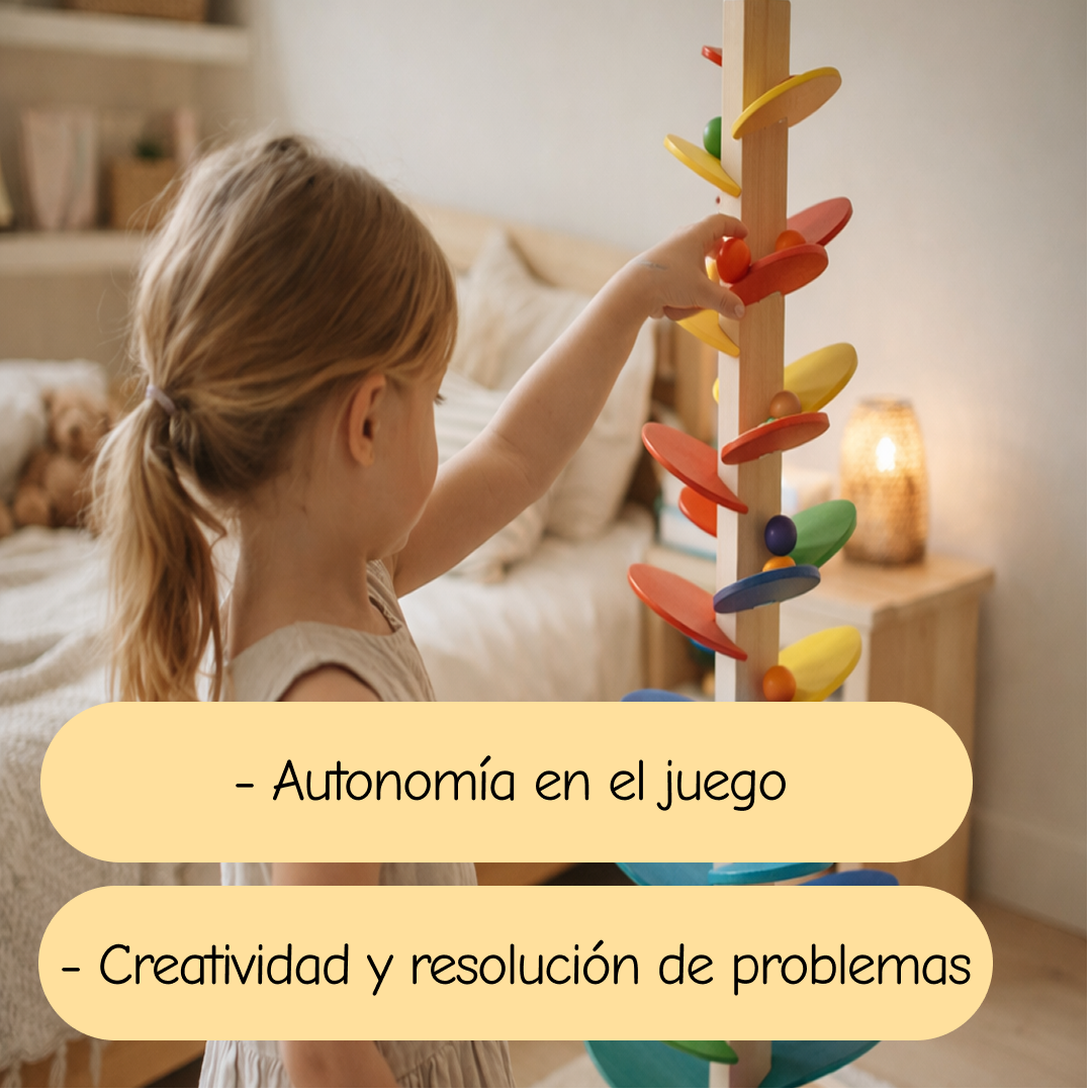 Torre Juguete Montessori – Circuito de Bolas