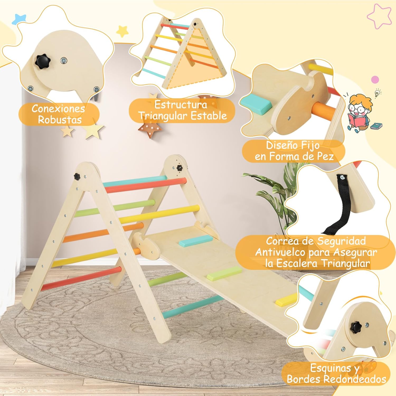 Triangulo Pickler 4-en-1 Montessori