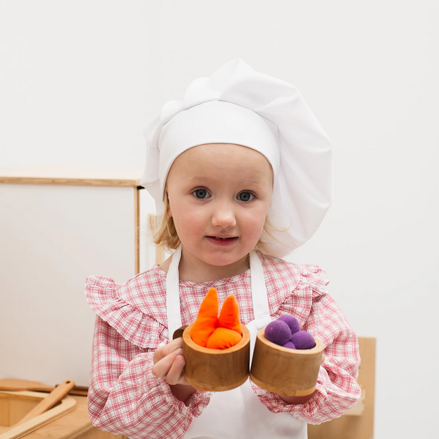 Vajilla Montessori de Madera Natural - Yo solito Montessori