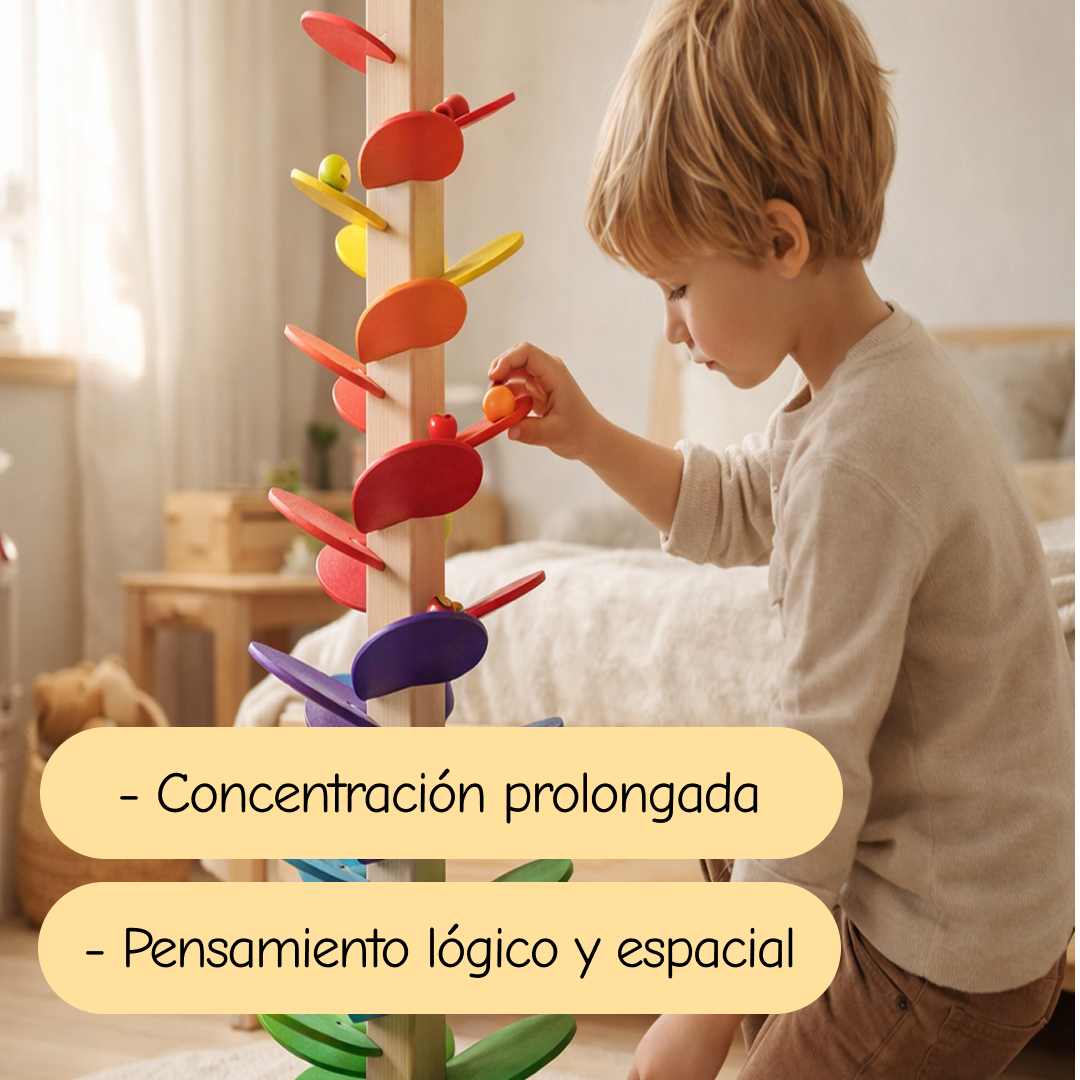 Torre Juguete Montessori – Circuito de Bolas