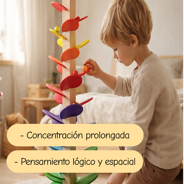 Torre Juguete Montessori – Circuito de Bolas